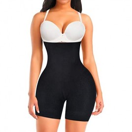Irisnaya Shapewear for Women Tummy Control Butt Lifter High Waist Panty Compression Shorts Waist Trainer Body Shaper