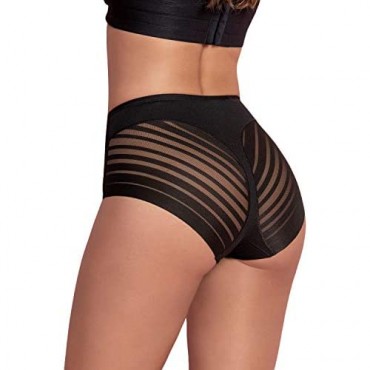 Leonisa everyday tummy control thong for women - Butt lifter effect underwear