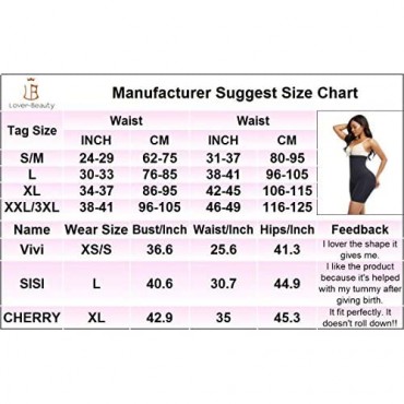 Lover-Beauty Shapewear for Women Tummy Control Seamless Body Shapewear High Compression Thigh