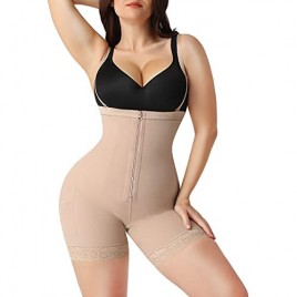 Lover-Beauty Womens High Waist Body Shaper Seamless Thigh Slimmer Shapwear Tummy Control Panties