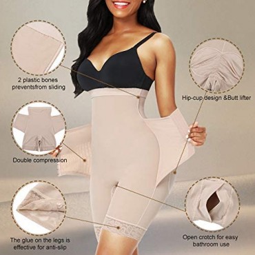 Lover-Beauty Women's Hight Waist Body Shaper Tummy Control Shapewear Seamless Butt Lifter Thigh Slimmer Shorts