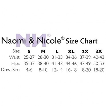 Naomi & Nicole Women's Adjusts to You Waistline Bike Short Shapewear