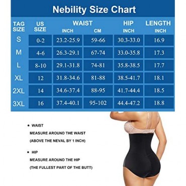 Nebility Waist Trainer for Women Butt Lifter Shapewear High Waist Tummy Control Panty Lace Body Shaper Shorts