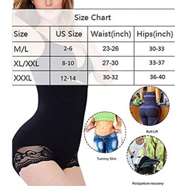 SURE YOU LIKE Women Hi-Waist Body Shaper Butt Lifter Panties Tummy Control Shapewear Waist Trainer Slimming Underwear