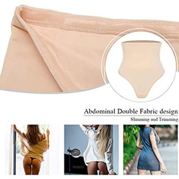 Tummy Control Thong Shapewear for Women High Waist Thong Underwear Shaping Panties Slim Body Shaper