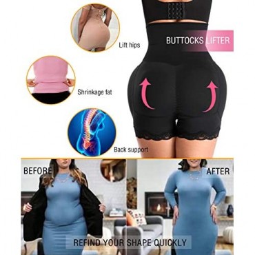Women Butt Lifter Padded Panties Waist Trainer Tummy Control Shorts Hip Enhancer Panties Slimming Body Shaper