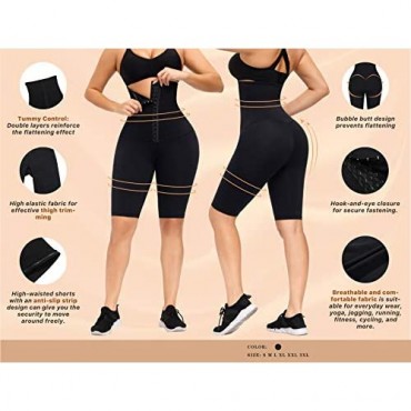 CINDYLOVER Women's Tummy Control Shapewear Butt Lifter Thigh Slimmer Body Shaper