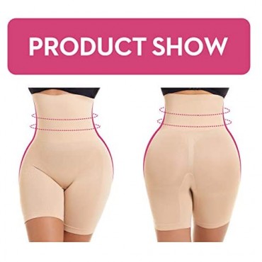 COHTB Womens Shapewear Tummy Control Panties Seamless High Waist Body Shaper Thigh Slimmer Shorts