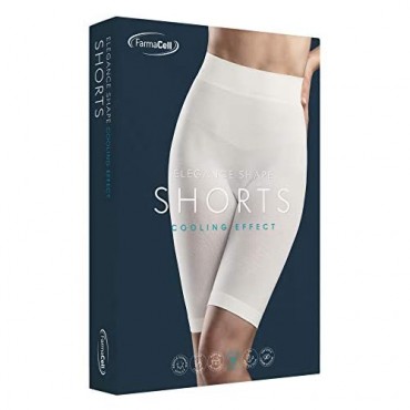 Farmacell Bodyshaper 603B - Firm Shaping Shorts with Girdle 100% Made in Italy