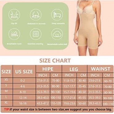 High Waist Shapewear for Women - Tummy Control Body Shaper Panty Thigh Slimmer Short Panty for Women