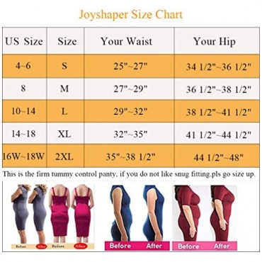 Joyshaper Shapewear Shorts for Women Tummy Control Shorts High Waist Thigh Slimmer Body Shaper Panties