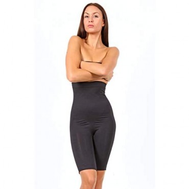 Miorre Women's Shapewear Seamless High Waist Long Leg Thigh Slimmer Tummy Control Body Shaper