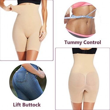 Shapewear Shorts for Women Thigh Slimmer Slip Shorts Under Dress Tummy Control Panties Body Shaper