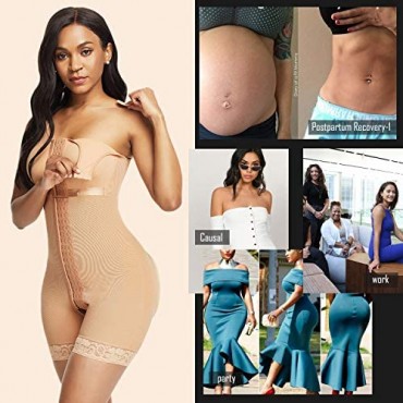 FeelinGirl Body Shaper for Women Tummy Control Fajas Colombianas Shapewear Compression Garment after Post Surgery
