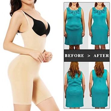 Joyshaper Shapewear for Women Tummy Control Butt Lifter Everyday Wear Bodysuit Waist Trainer High Waist Full Body Shaper