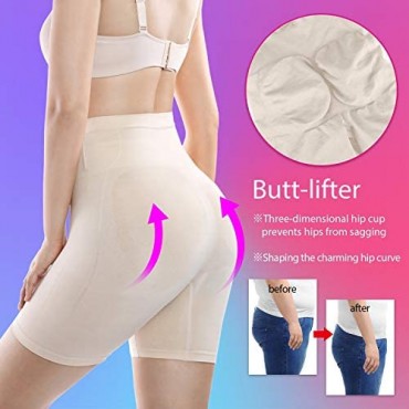 +MD Shapewear for Women High Waist Trainer Butt Lifter Tummy Firm Control Panties Thigh Slimmer Body Shaper Shorts
