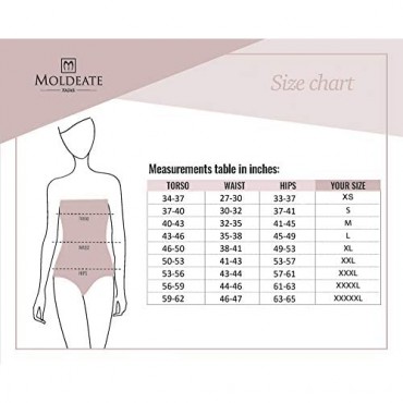 Moldeate Fajas Body Shaper Shorts - High Waist -Tummy Control Butt Lifter