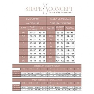 Shape Concept 091 092 Fajas Colombianas Reductoras y Moldeadoras Post Surgery Compression Garment Tummy Tuck