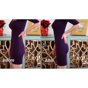 Takusun Women's Strapless Full Body Slip Shaper Seamless Smoother Tube Slip Under Dresses