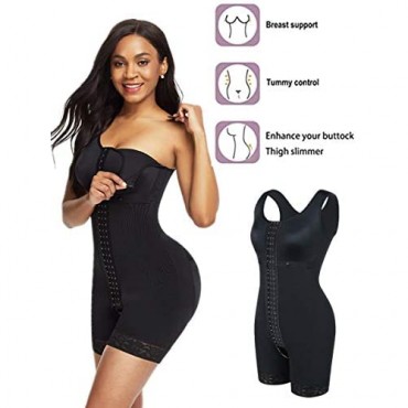 YOUCOO Seamless Firm Control Shapewear Bodysuits Fajas Compression Garments Body Briefer