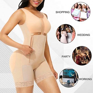 YOUCOO Women Fajas Body Shaper Full Body Postpartum Girdle BBL Compression Garment Shapewear