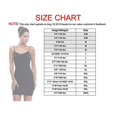 Franato Women's Control Full Slip Dress Shaperwear Slim Body Shaper Smoother