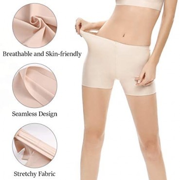 SlimFree Women's Comfortable Shapewear Seamless Smooth Slip Short Panty for Under Dresses