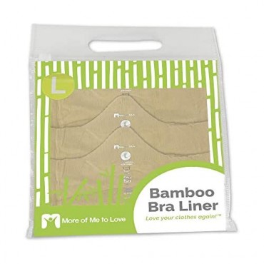 Bamboo & Cotton Bra Liner (3-pk) No Discomfort XXL