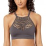  Brand - Mae Women's High-Neck Bralette with Cutouts (for A-C cups)