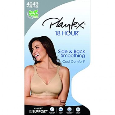 Playtex Women's 18 Hour Seamless Smoothing Full Coverage Bra US4049