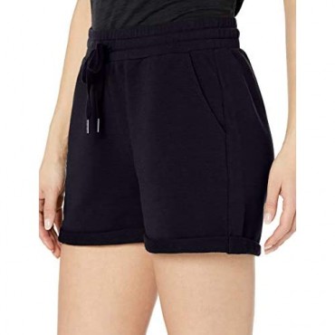Brand - Daily Ritual Women's Terry Cotton and Modal Roll-Bottom Short