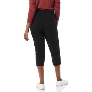 Brand - Terry Cotton & Modal Oversized-Fit Quarter-Zip Sweatshirt and Crop Jogger Set