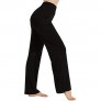 CGTL Womens Bootleg Yoga Pants High Waist Non See-Through Tummy Control Boot-Cut Slacks Workout Casual Flared Pant