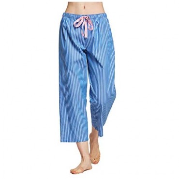 CYZ Women's 100% Cotton Woven Pajama Capri