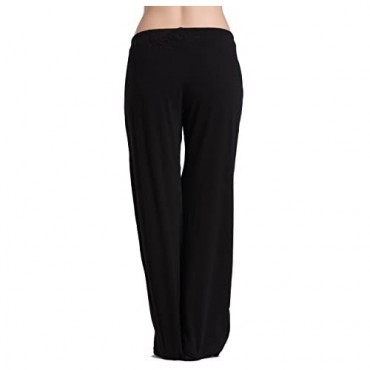 CYZ Womens Casual Stretch Cotton Pajama Pants Simple Lounge Pants