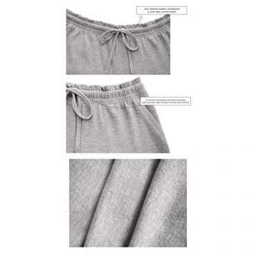 Danskin Women’s Sleepwear- Jogger Lounge Sleep Pajama Pants Super Soft Patch Front Pockets