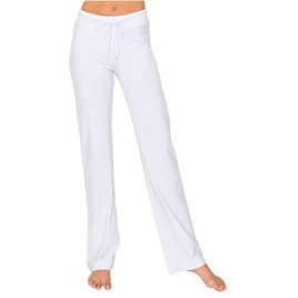 EttelLut Cotton Comfy Lounge Elastic Waist Drawstring Wide Leg Pajama Jogger Yoga Pants
