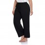 ZERDOCEAN Women's Plus Size Casual Lounge Yoga Pants Comfy Pajama Bottoms Relaxed Joggers Pants Pj Bottoms Drawstring
