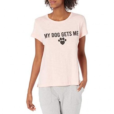 PJ Salvage Women's Loungewear Love & Dogs Short Sleeve T-Shirt