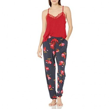 PJ Salvage Women's Loungewear Love Blooms Cami Red Hot S