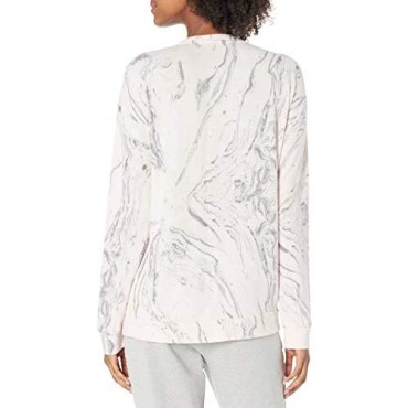 PJ Salvage Women's Loungewear Marvelous Marble Long Sleeve Top