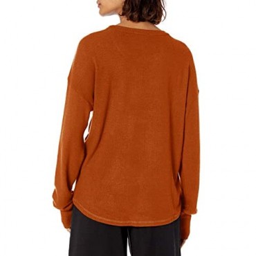 PJ Salvage Women's Loungewear Peachy in Color Long Sleeve Top