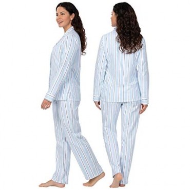 Addison Meadow Women Pajamas Set - Women's Pajamas Flannel Button-Front