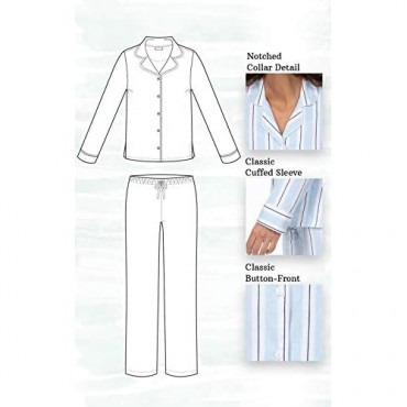 Addison Meadow Women Pajamas Set - Women's Pajamas Flannel Button-Front
