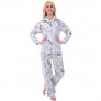 Alexander Del Rossa Women's Lightweight Button Down Pajama Set  Long Cotton Pjs