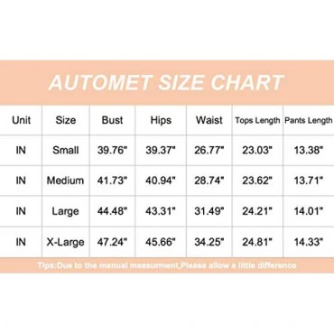 AUTOMET Summer Womens Pajamas Sets Loungewear for Women 2 Piece Lounge Sets with Sleepwear and Shorts Sweatsuit Outfits