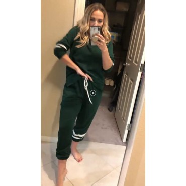 AUTOMET Womens Loungewear Sets 2 Piece Sweatsuits Lounge Sets for Women Pajamas Sets with Sweatpants Outfits