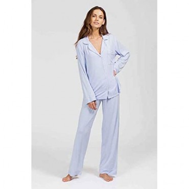 Eberjey Gisele Classic Women's Pajama Set | Long Sleeve Shirt + Long Pants