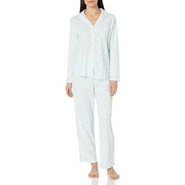 Karen Neuburger Women's Pajama Long-Sleeve Brocade Girlfriend Pj Set