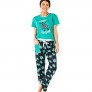 Lazy One Women's Pajama Set  Short Sleeves with Cute Prints  Relaxed Fit